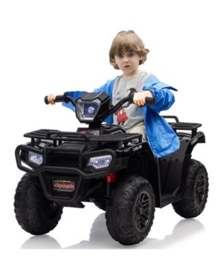 33.1 x 20.9 x 12.0 Inch Kids Electric Ride On ATV, 12V Battery Powered Quad with 3 MPH Speed, 4-Wheeler for Outdoor Adventure Play