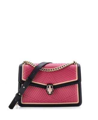 Small Serpenti Forever Shoulder Bag Quilted Leather