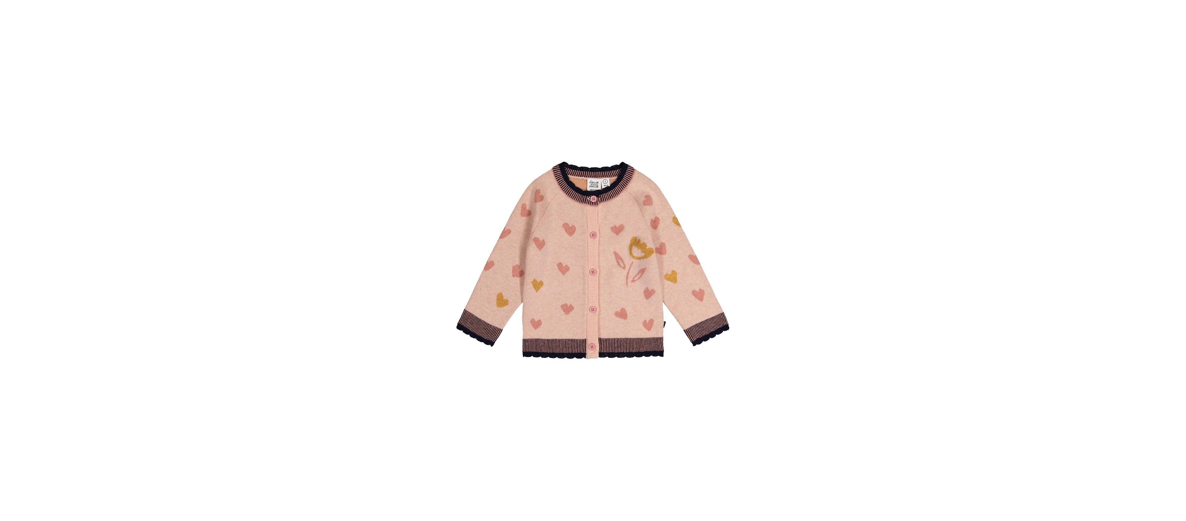 Deux par Toddler Girls (2T-5T)Knitted Jacquard Cardigan