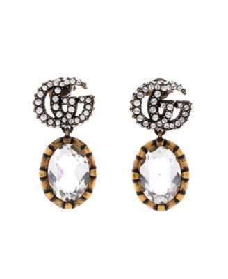 Double G Round Drop Earrings