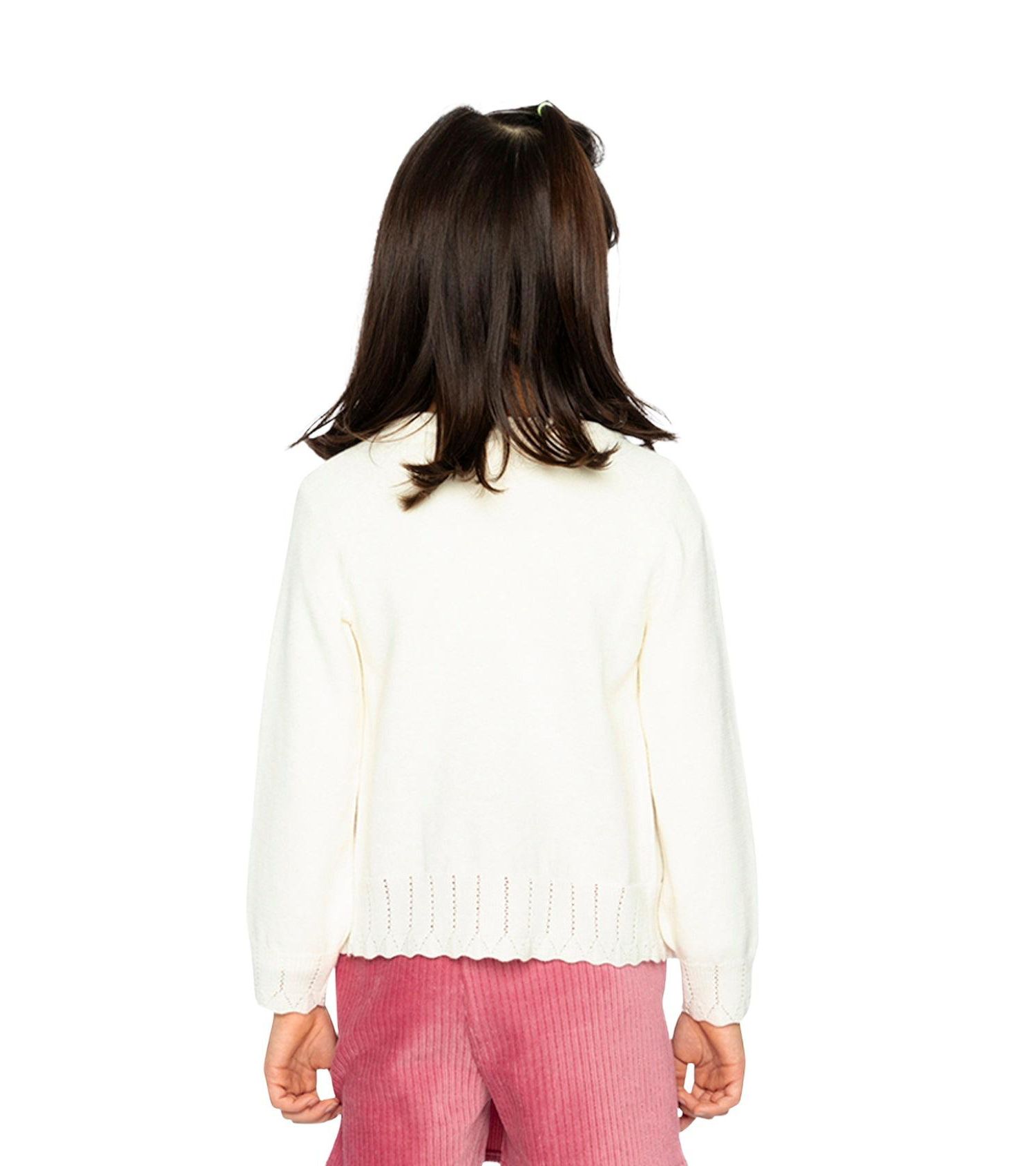 Girls' (6-14) Knit Cardigan