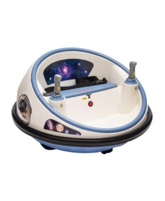 26.4 x 26.4 x 15.7 Inch Kids Electric Bumper Car with Remote, 12V Ride On Battery Powered Toy, 2 MPH Low Speed for Indoor Outdoor Fun