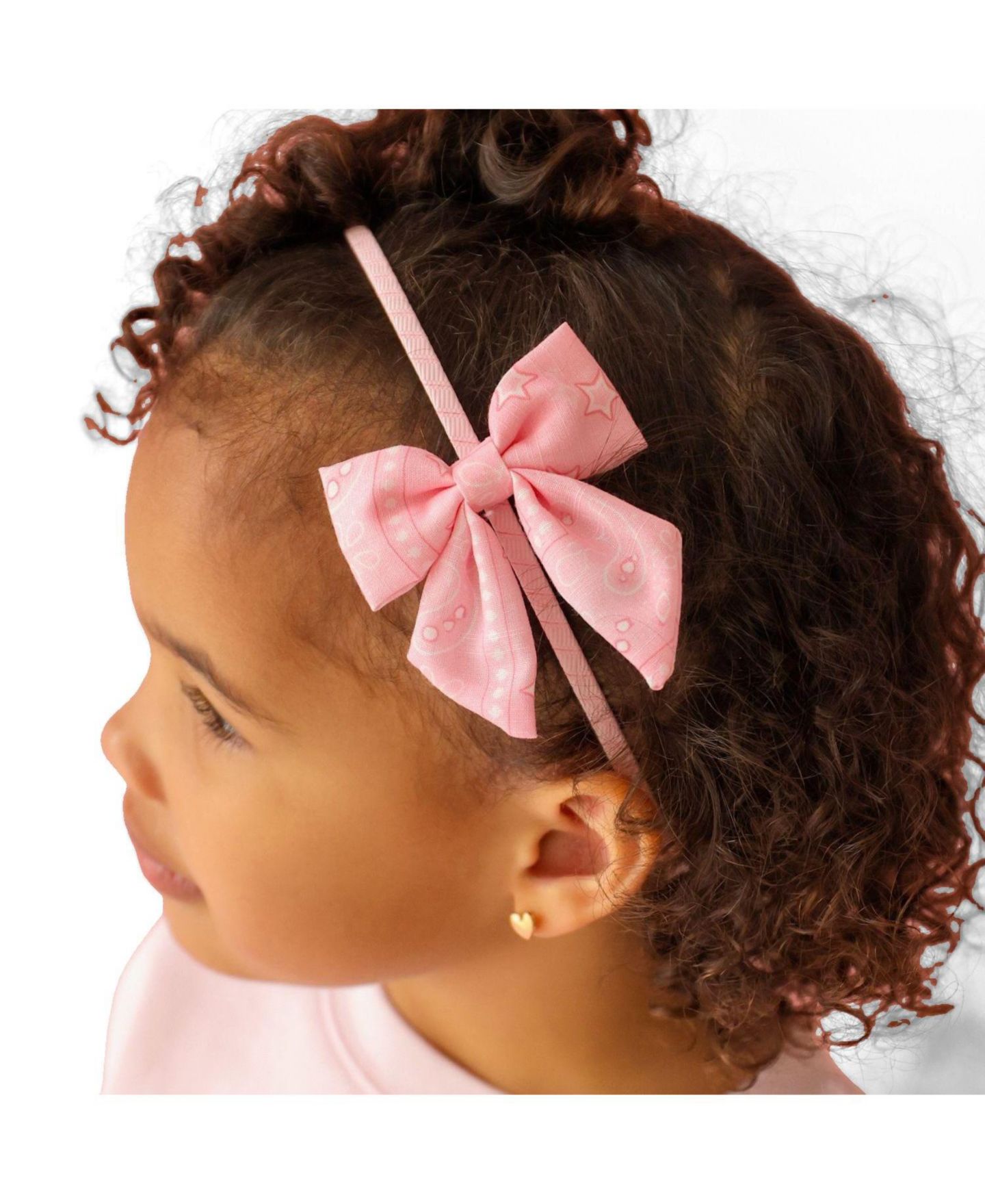 Аксессуары для волос Sweet Wink Bandana Western Bow Headband для девочек, цвет: Розовый — фото 3
