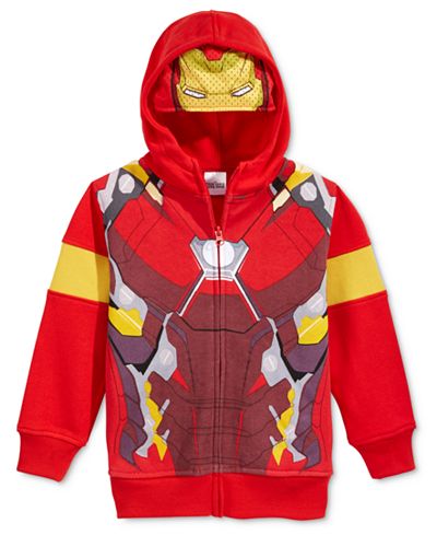 Marvel Little Boys' Ironman Costume Hoodie