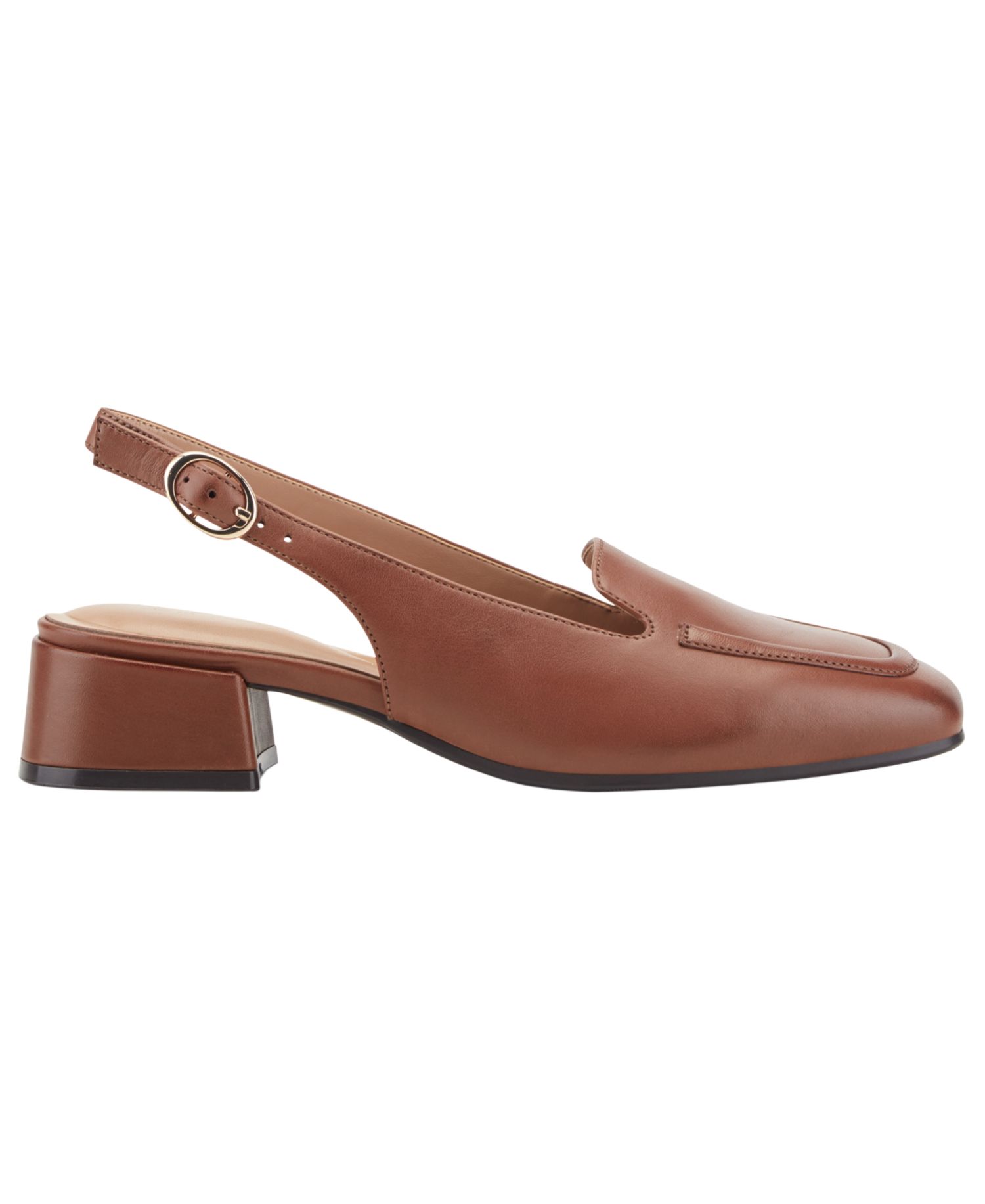 Women's Farida eFlex Leather Moc Toe Slingback Pumps