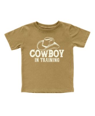 Big Boys (10-12) Cowboy In Training Western Short Sleeve T-Shirt