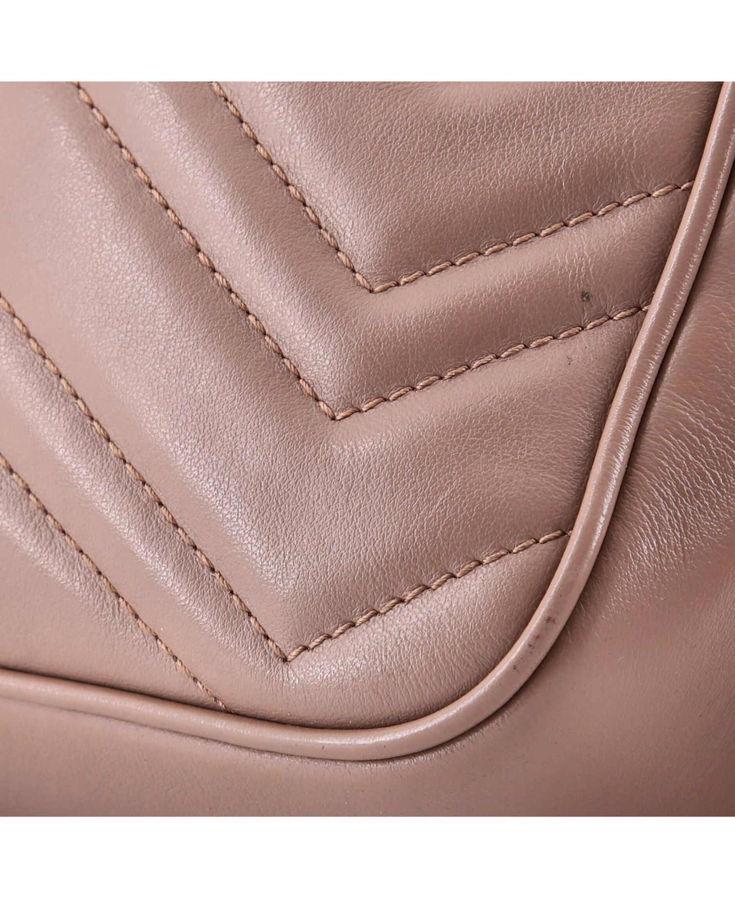 Mini GG Marmont Shoulder Bag Matelasse Leather