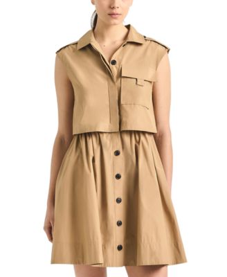 Women's Sequoia V-Neck Button-Down Dress