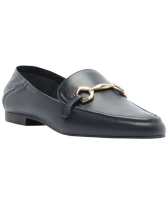 Women's Emma Horse Bit Pebble Leather Classic Loafers