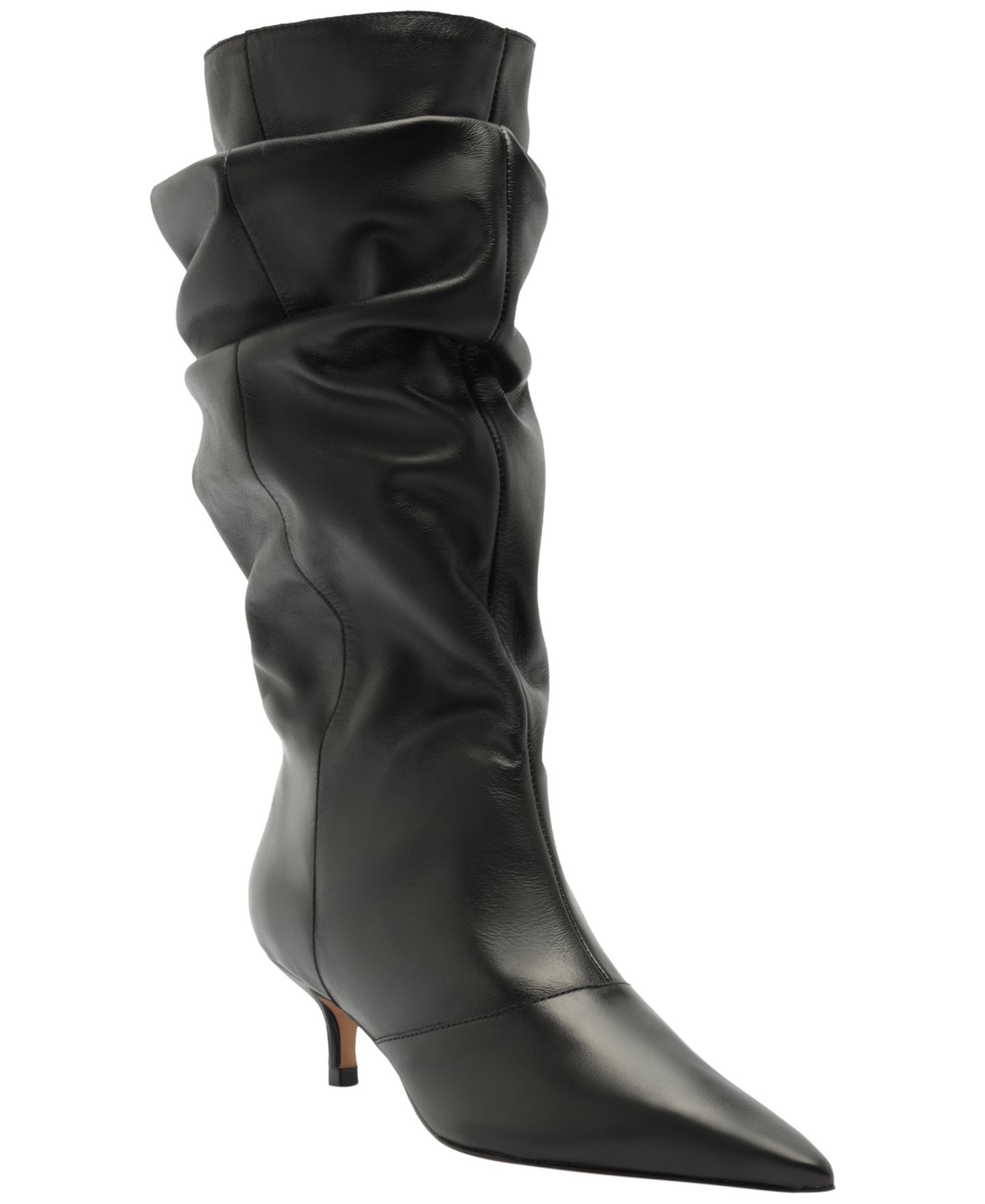 Женские ботинки Arezzo Skyler Low Stiletto Dress Boots, цвет: Чёрный — фото 1