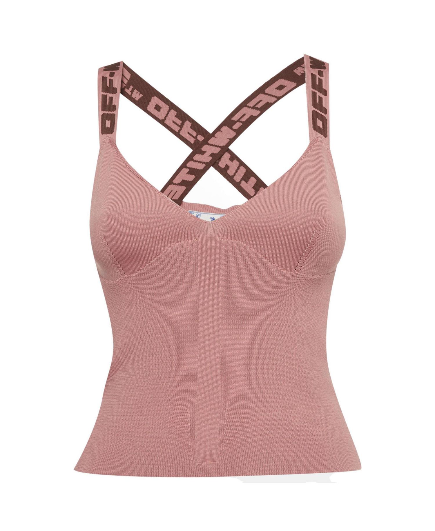 Women's Logo Strap Stretch Knit Tank Top