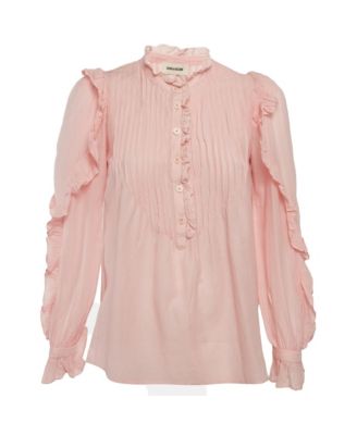 Women's Timmy Tomboy Ruffled Cotton Blouse