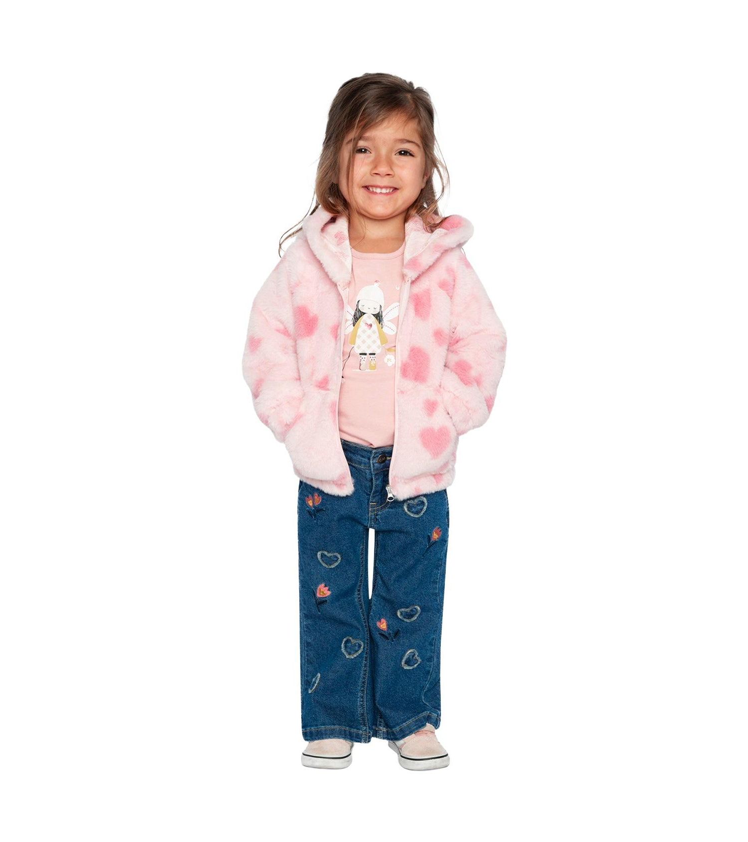Little and Big Girl (6-8) Boot Leg Jeans