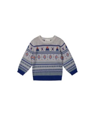Baby Boys (12M-24M) Jacquard Knit Sweater