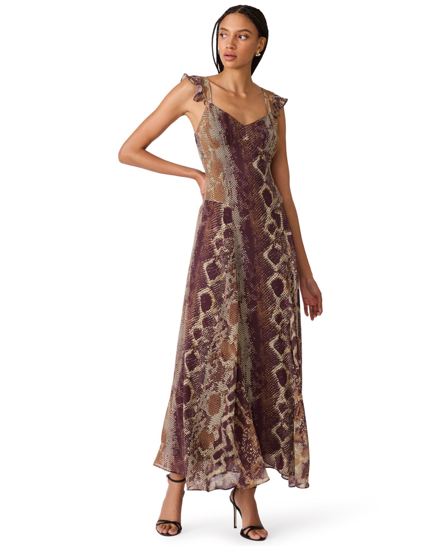 Women's Estela Sweetheart Fit & Flare Ankle Dress