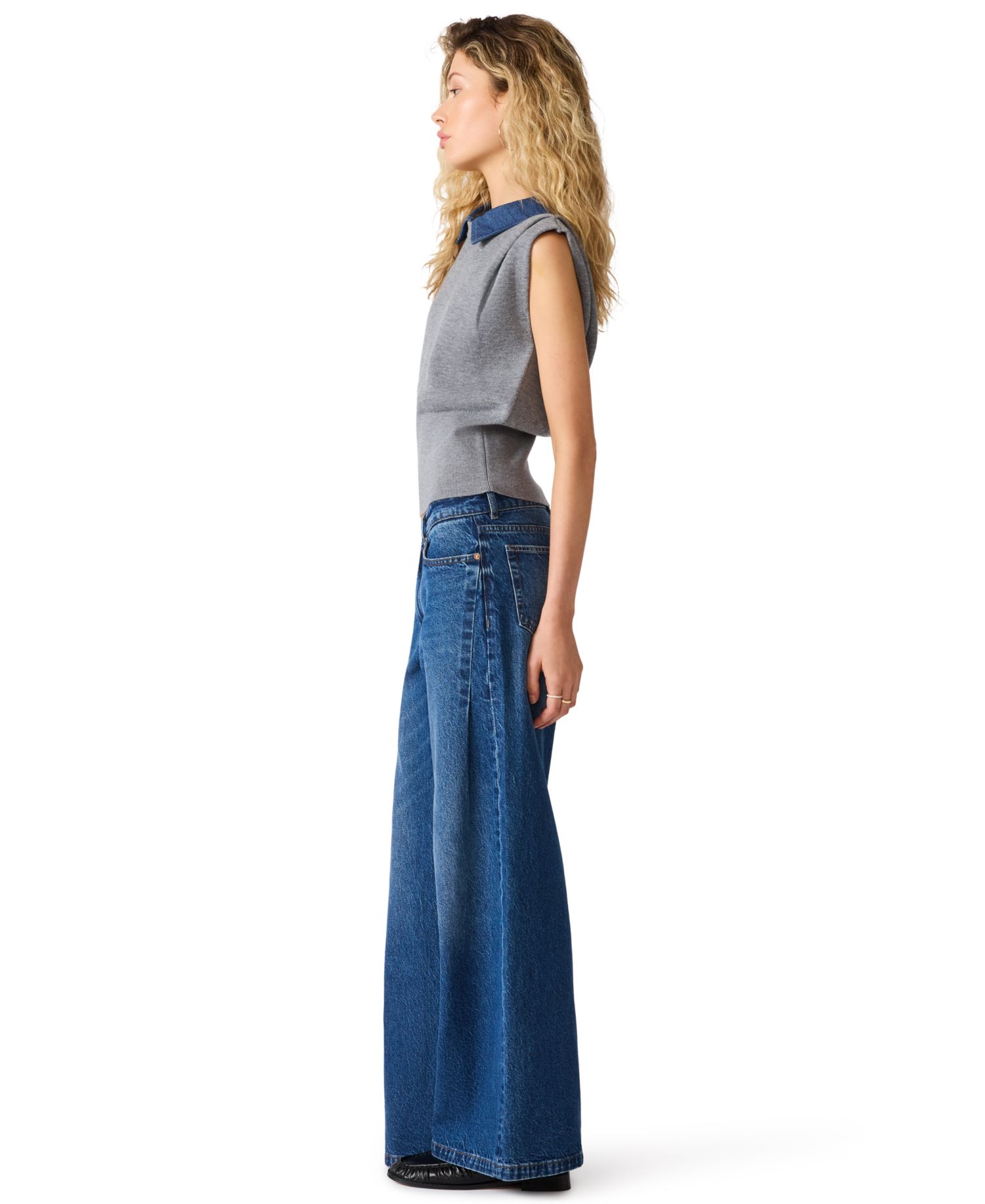 Women's Kelson Collared Sleeveless Sweater