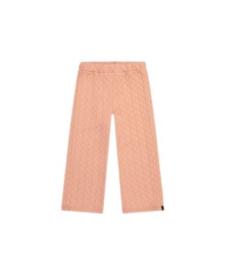 Little and Big Girl (6Y - 14Y) Wide Leg Jacquard Pants