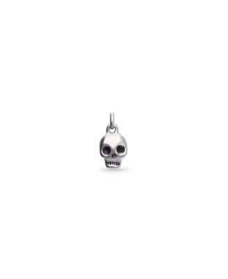 Silver Metal Alloy Skull Charms