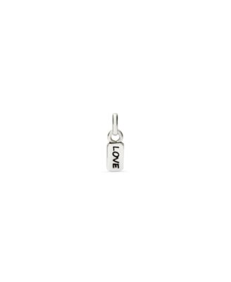 Silver Metal Alloy Love Charms