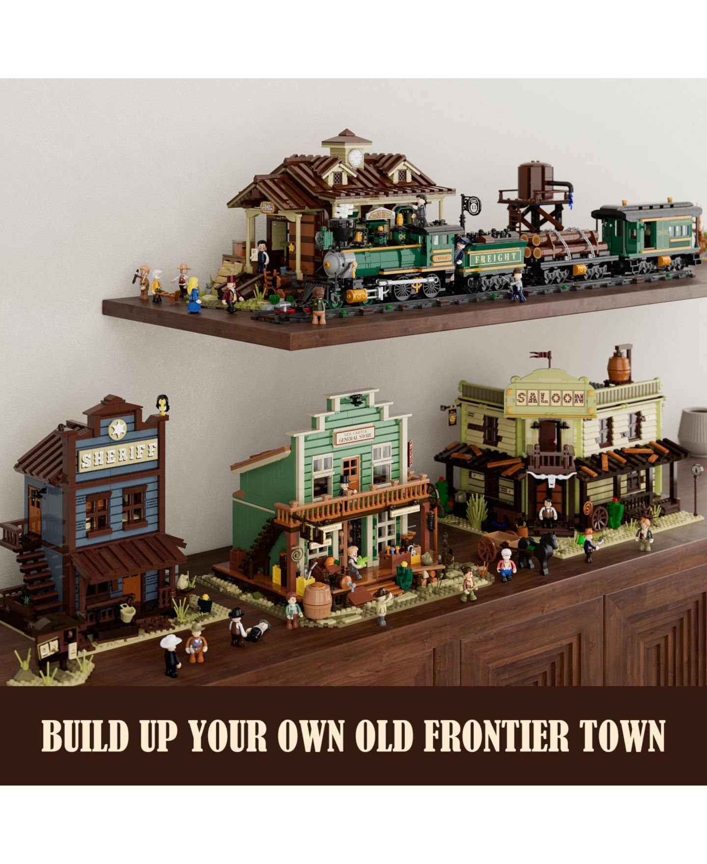 Детский конструктор Lumibricks Old West General Store 1895-Piece Building Set, Ages 16+ — фото 6