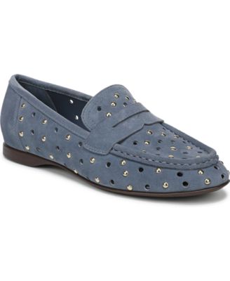 Women's Bloom-Stud Slip-On Loafers