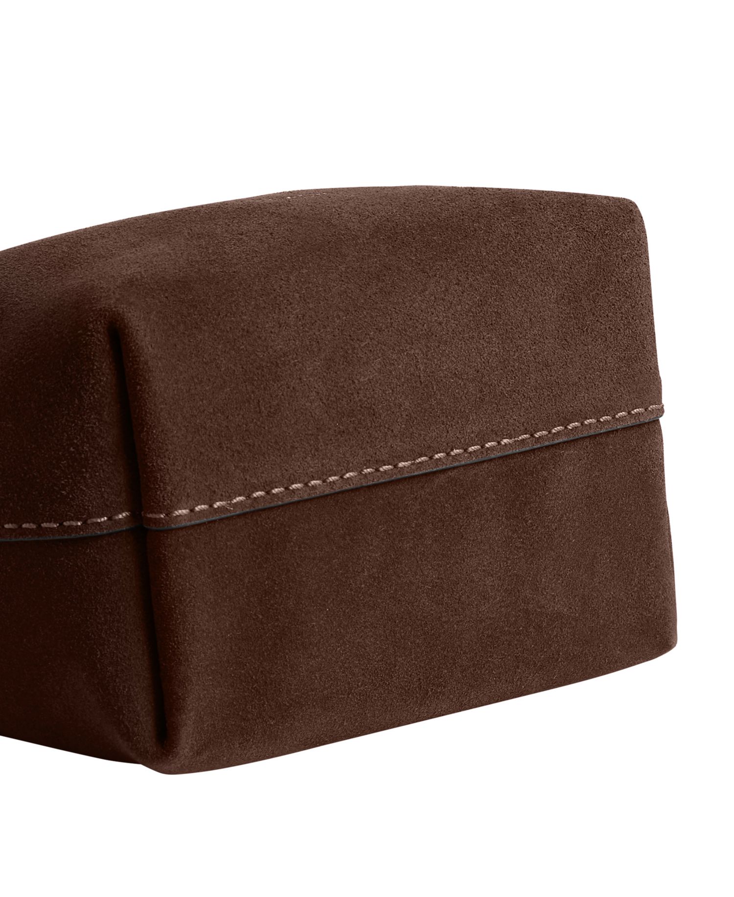 Jade Small Suede Drawstring Bag