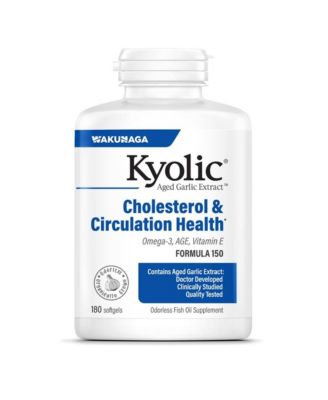 Aged Garlic Extract Formula 150, Cholesterol and Circulation Health, 180 softgels