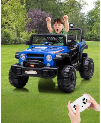 43.3 x 28.3 x 28.3 Inch Kids Electric Ride On Car 12V Battery Powered Car with Remote Control for Outdoor Play