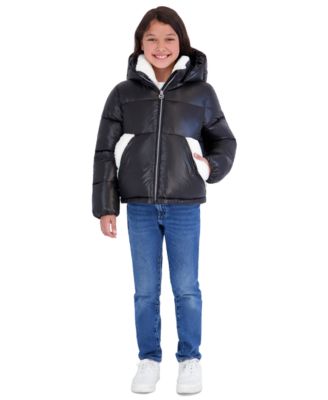 Girls' 5-16 Heavy Weight Long-Sleeve Puffer Jacket