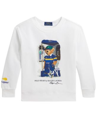 Boys' 2T-7 US Open Polo Bear Long-Sleeve Sweatshirt