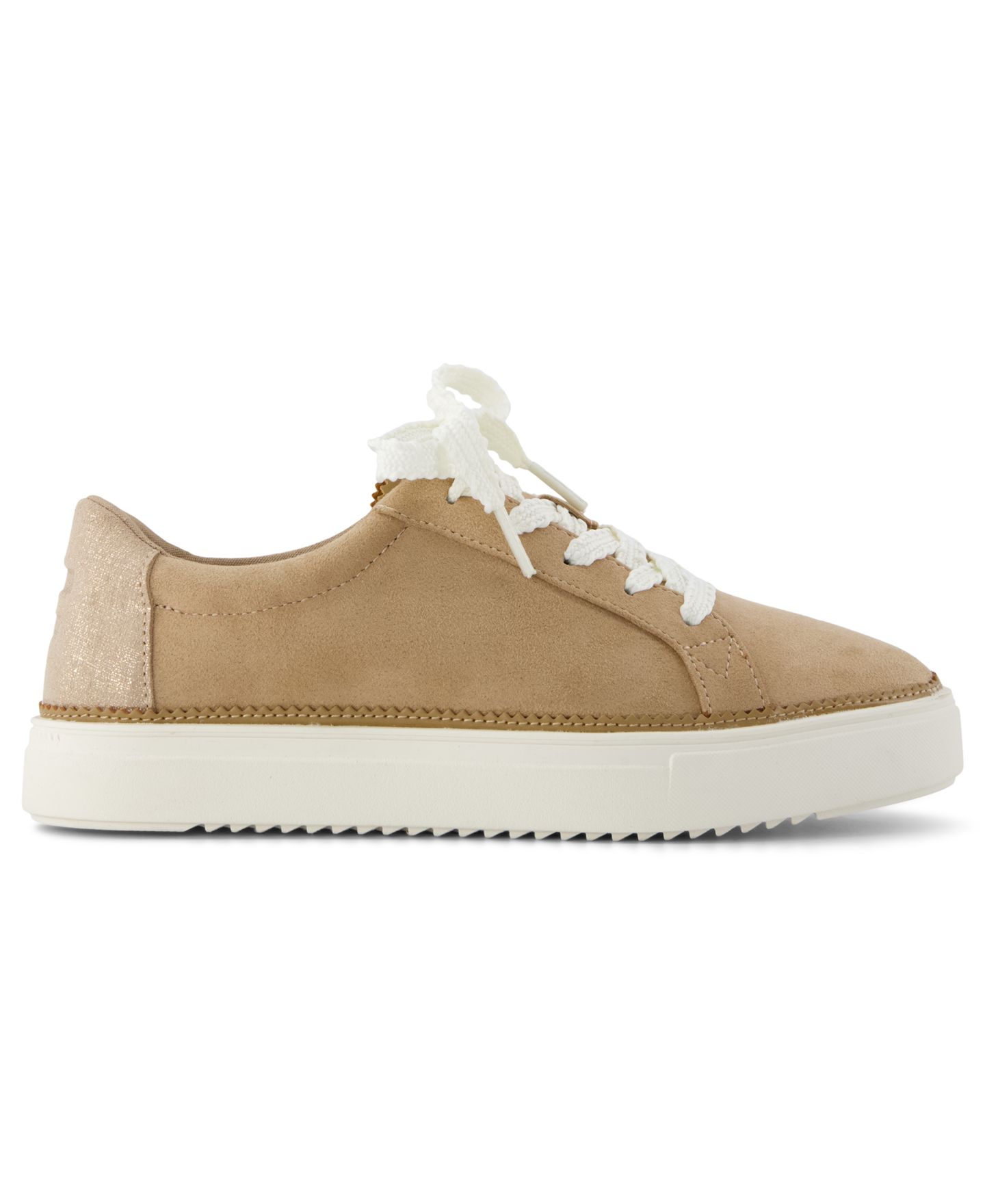 Женские кроссовки TOMS Izzy Lace-Up, цвет: Серо-коричневый замшевый — фото 2