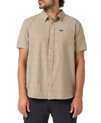 Men's Button-Up Collared Woven Shirt