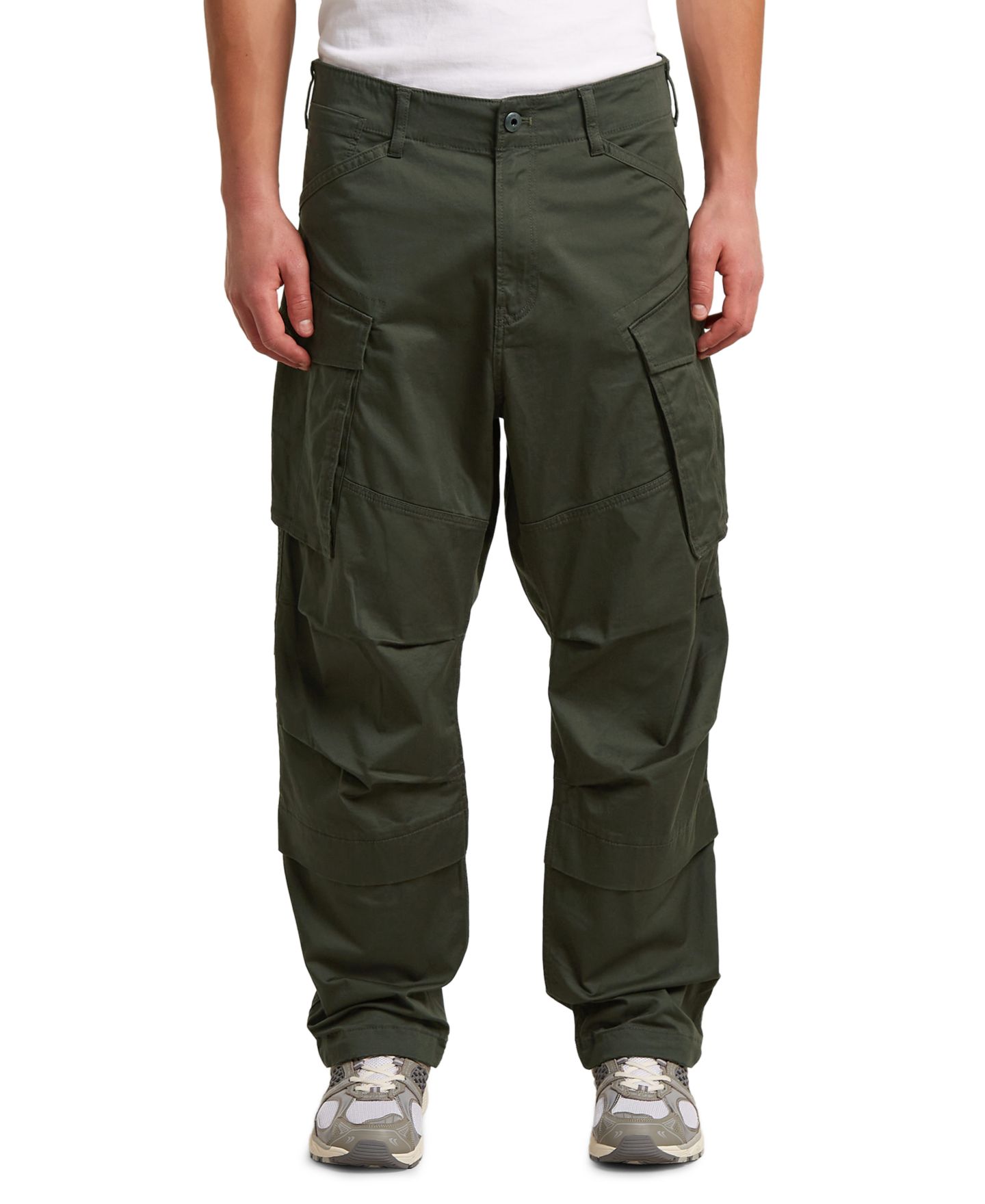 Мужские брюки G-Star Raw Rovic 3D Relaxed Loose-Fit, цвет: Asfalt — фото 1