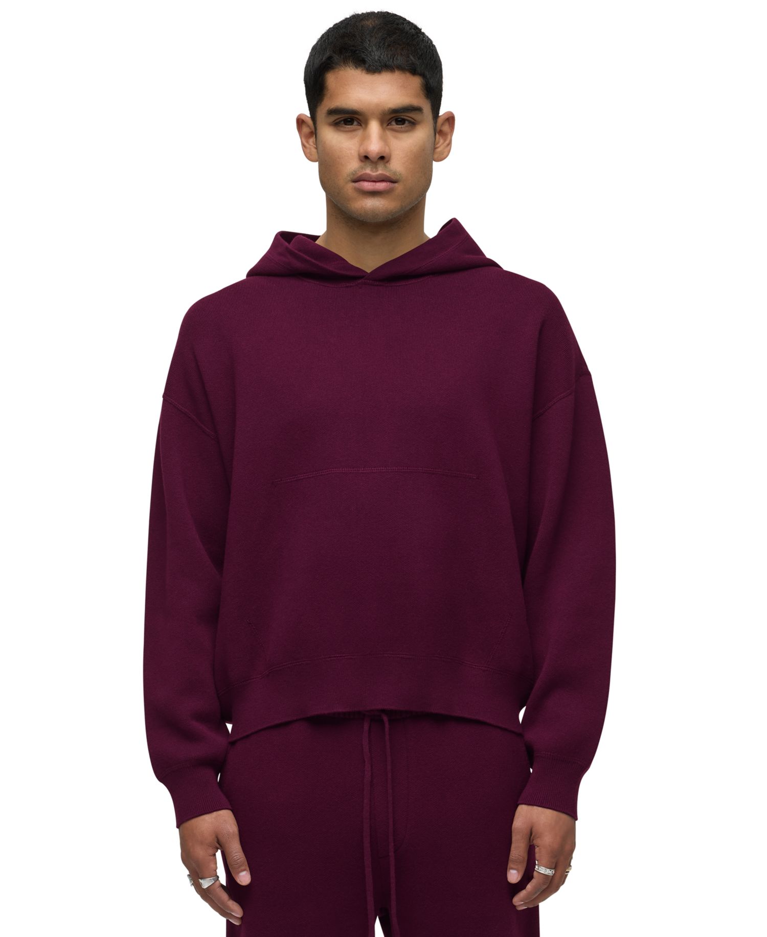 Men's Double Knit Pullover Hoodie