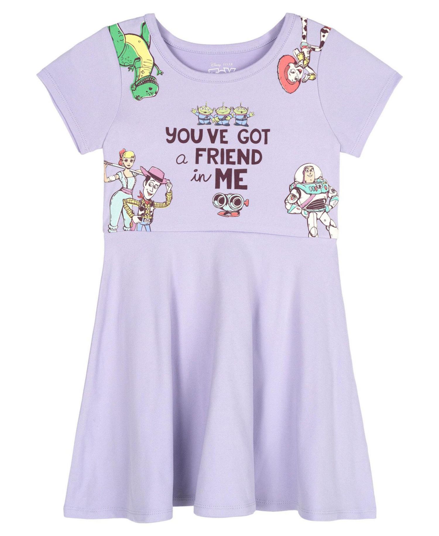 Little Girls 2-Pack Skater Dresses