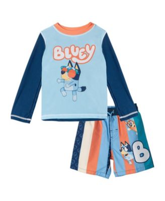 Baby Boys (12M - 18M) Piece Rash Guard and Swim Trunks Set
