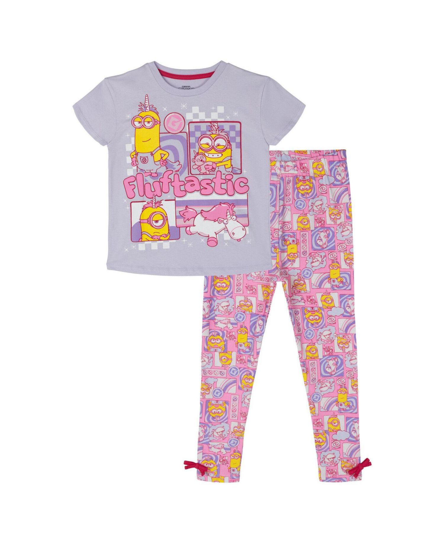 Girl's (5-12) Two-Piece T-Shirt and Leggings Set