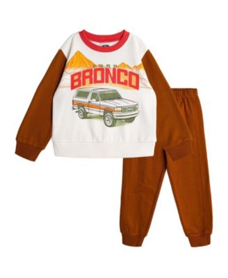 Toddler Boys (2T-4T) Fleece 2-Piece Sweatshirt and Pants Set