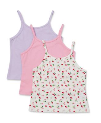 Girls Cami Tops 3 Pack