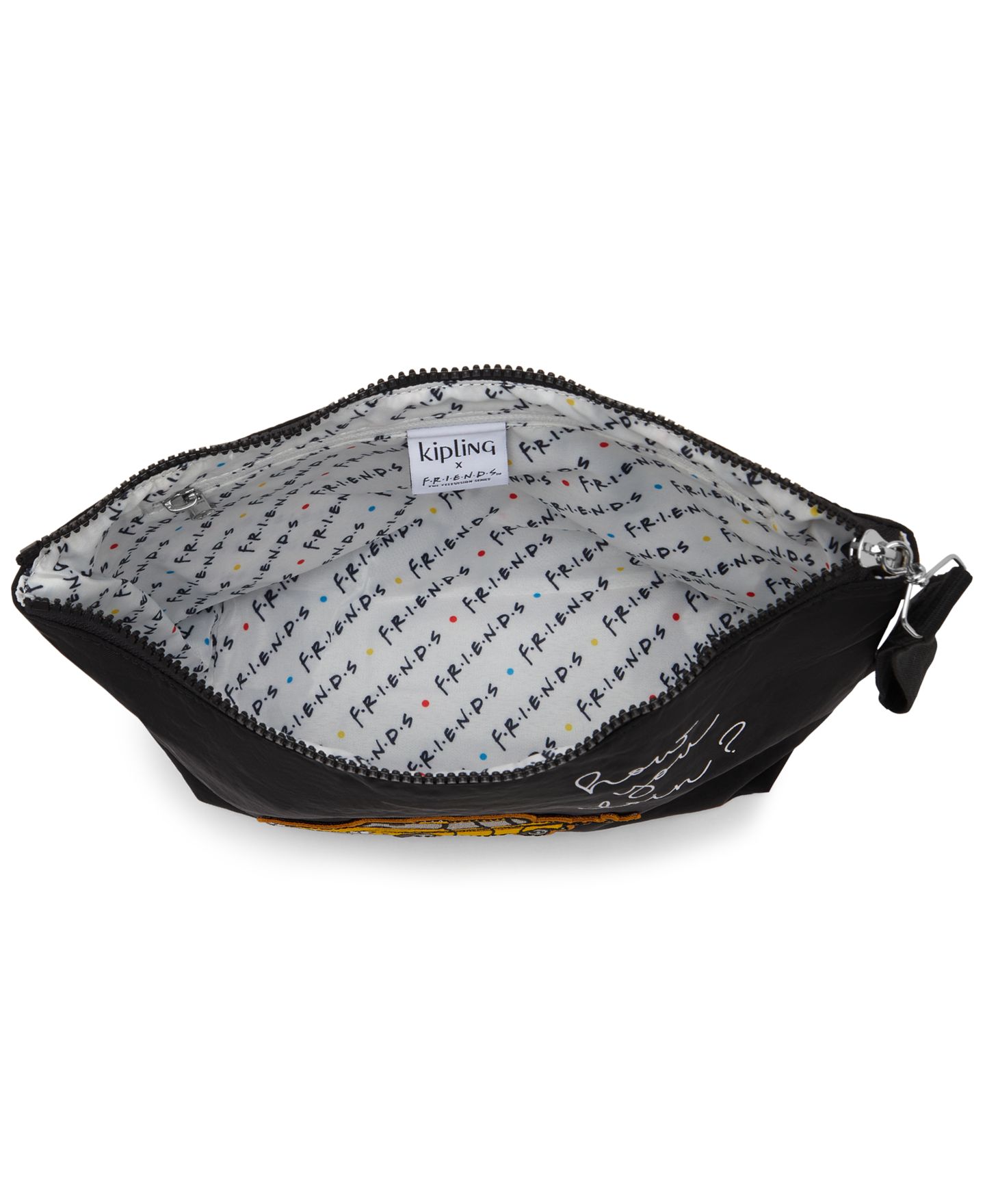 Женский кошелёк Kipling Naomi Large Zip Around Wristlet, цвет: Жёлтый чёрный — фото 4