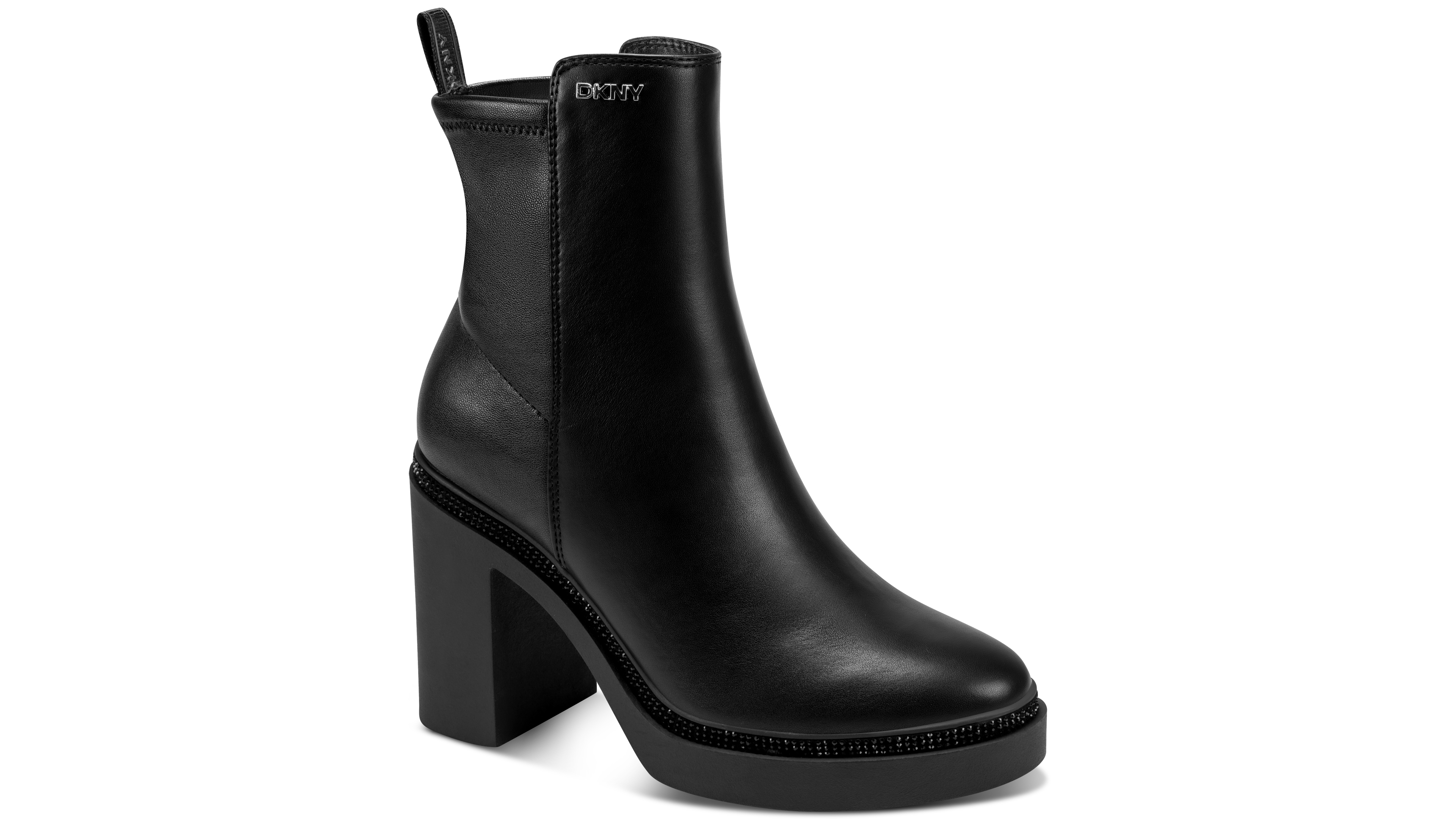 Dkny Women's Telsi Platform Block Heel Booties