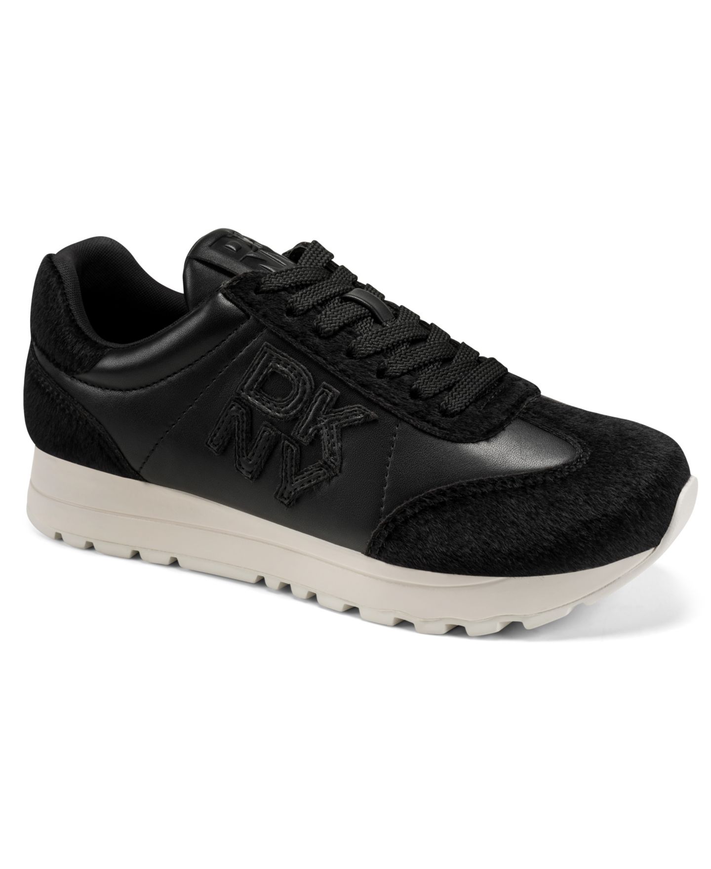 Женские кроссовки DKNY Jaylani Lace-Up, цвет: Чёрный — фото 1
