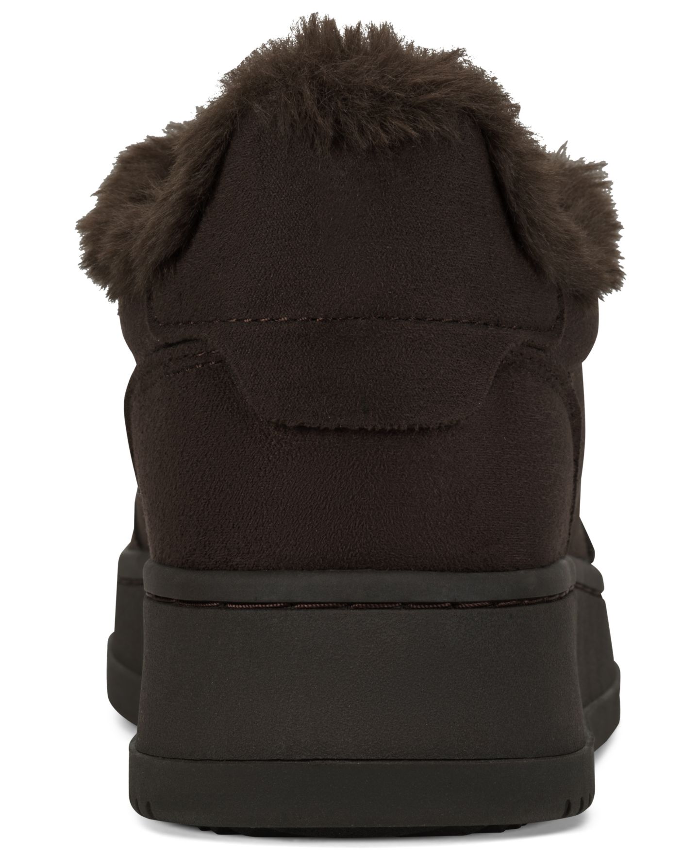 Женские кроссовки DKNY Autumn Faux Fur Lace-Up, цвет: Коричневый — фото 3
