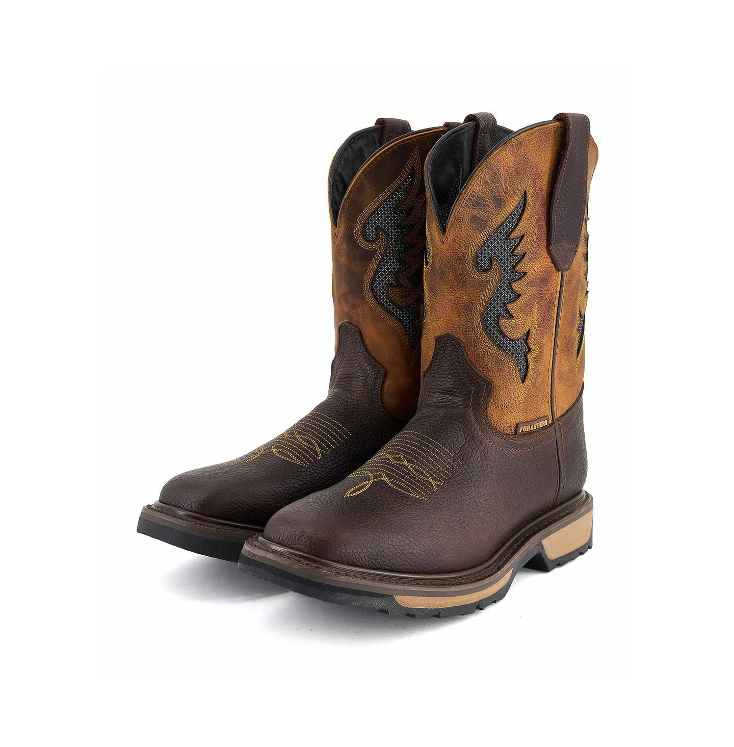 Мужские ботинки Forastero Western Genuine Leather, цвет: Коричневый — фото 4