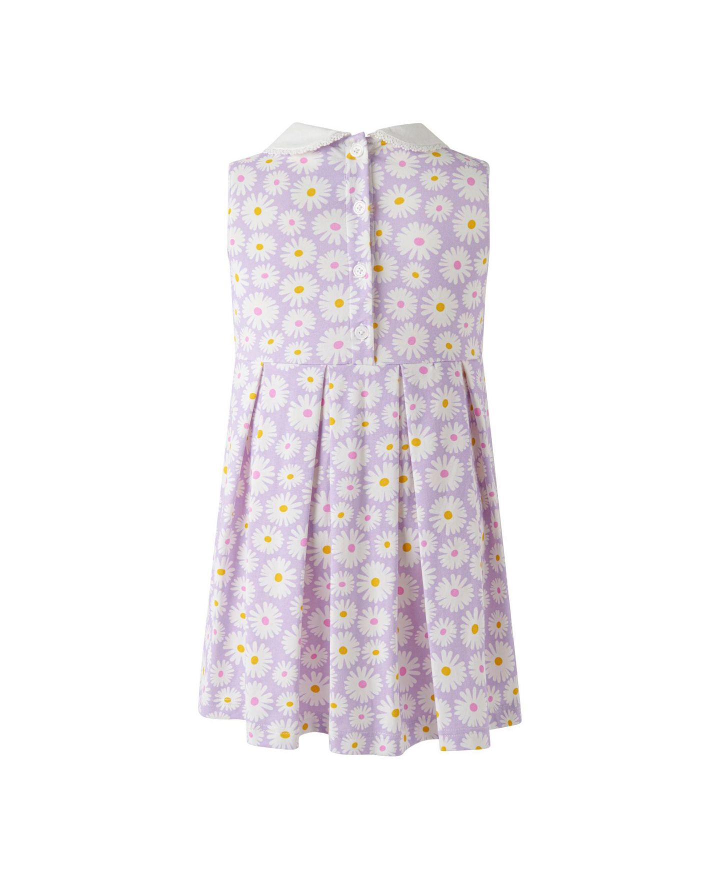 Платье Rachel Riley Daisy Jersey Dress для девочек, цвет: Фиолетовый — фото 2