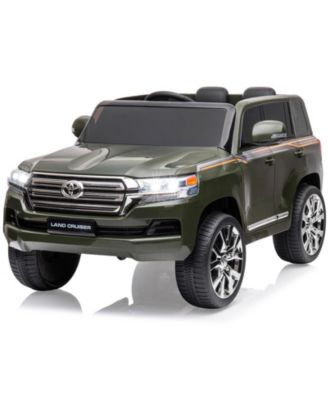 Licensed Toyota Land Cruiser 2 Seater Remote Control Ride-On Car, 66 lb. Capacity, Ages 3+