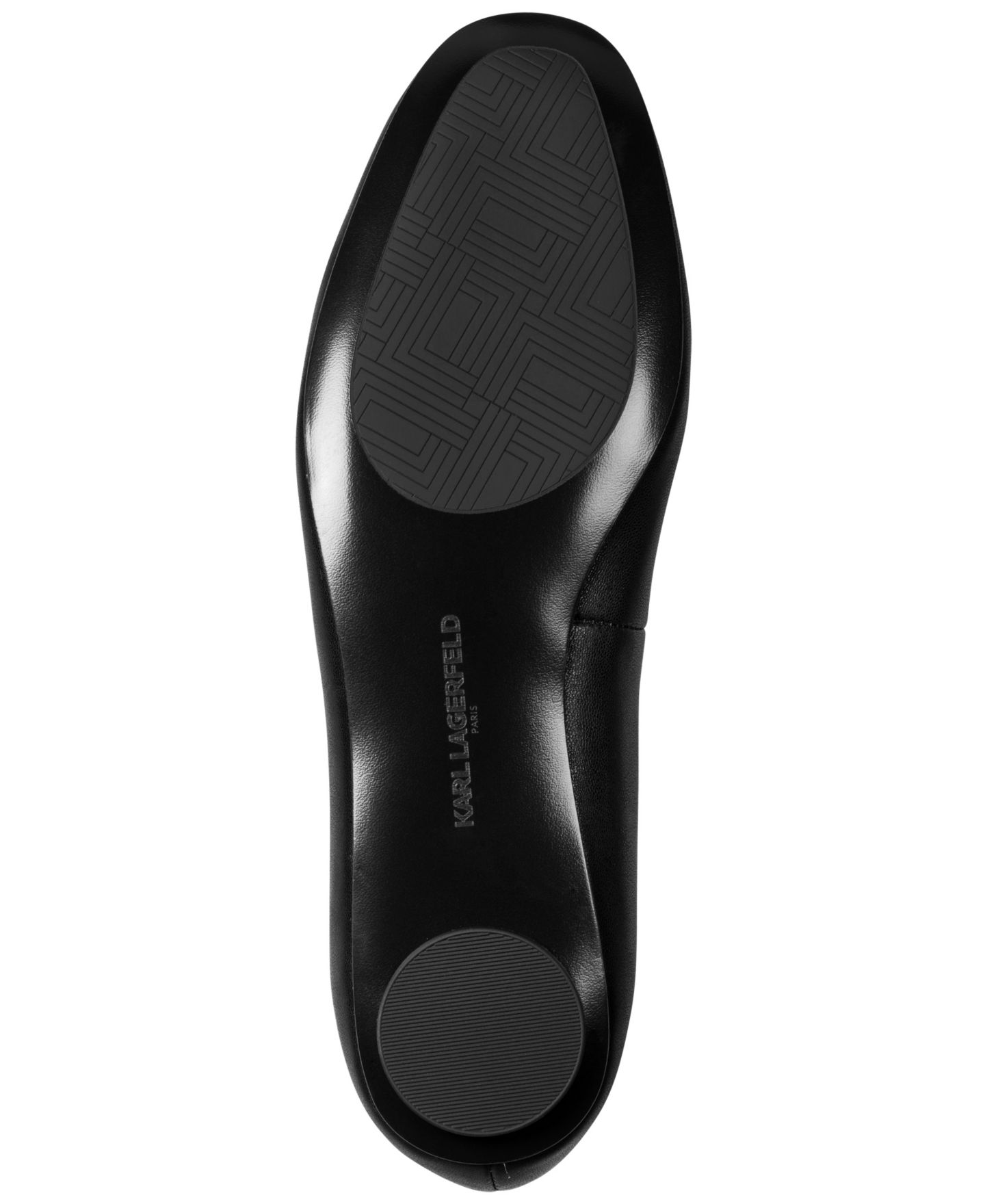 Женские балетки KARL LAGERFELD PARIS Alissara Slip-On Ballet Flats, цвет: Чёрный — фото 5