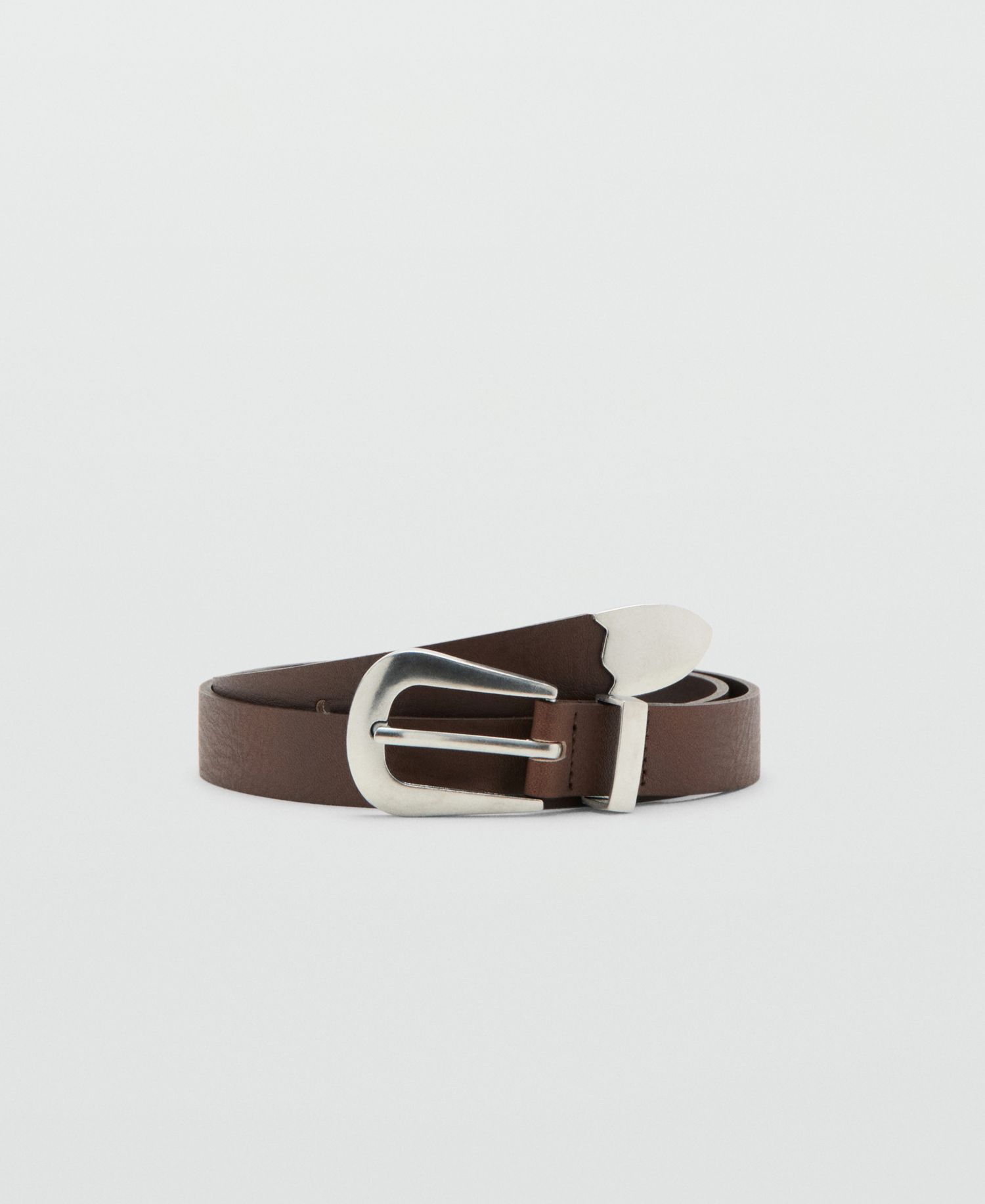 Women's Metal Detail Leather Belt