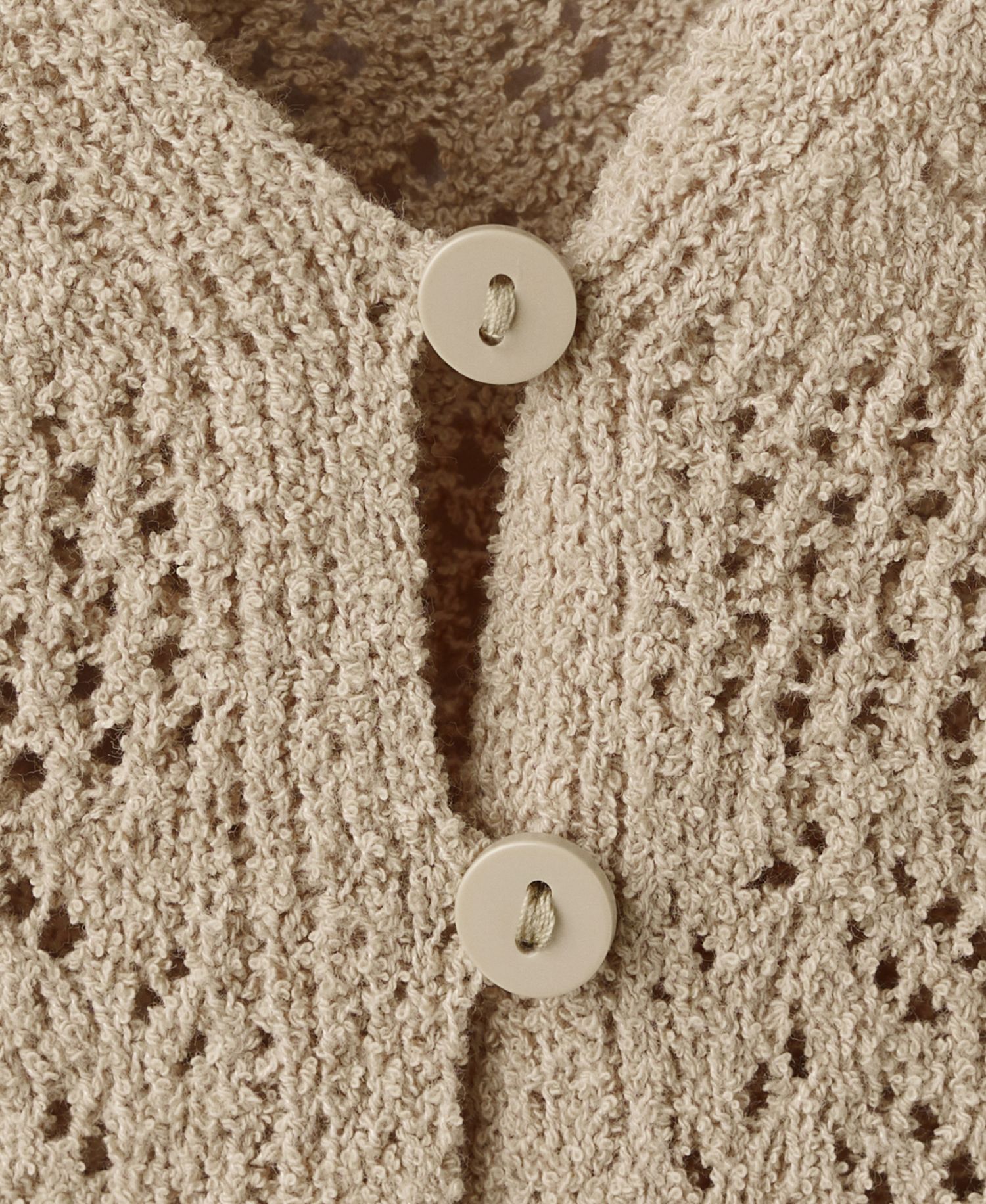 Women's Buttons Crocheted Vest