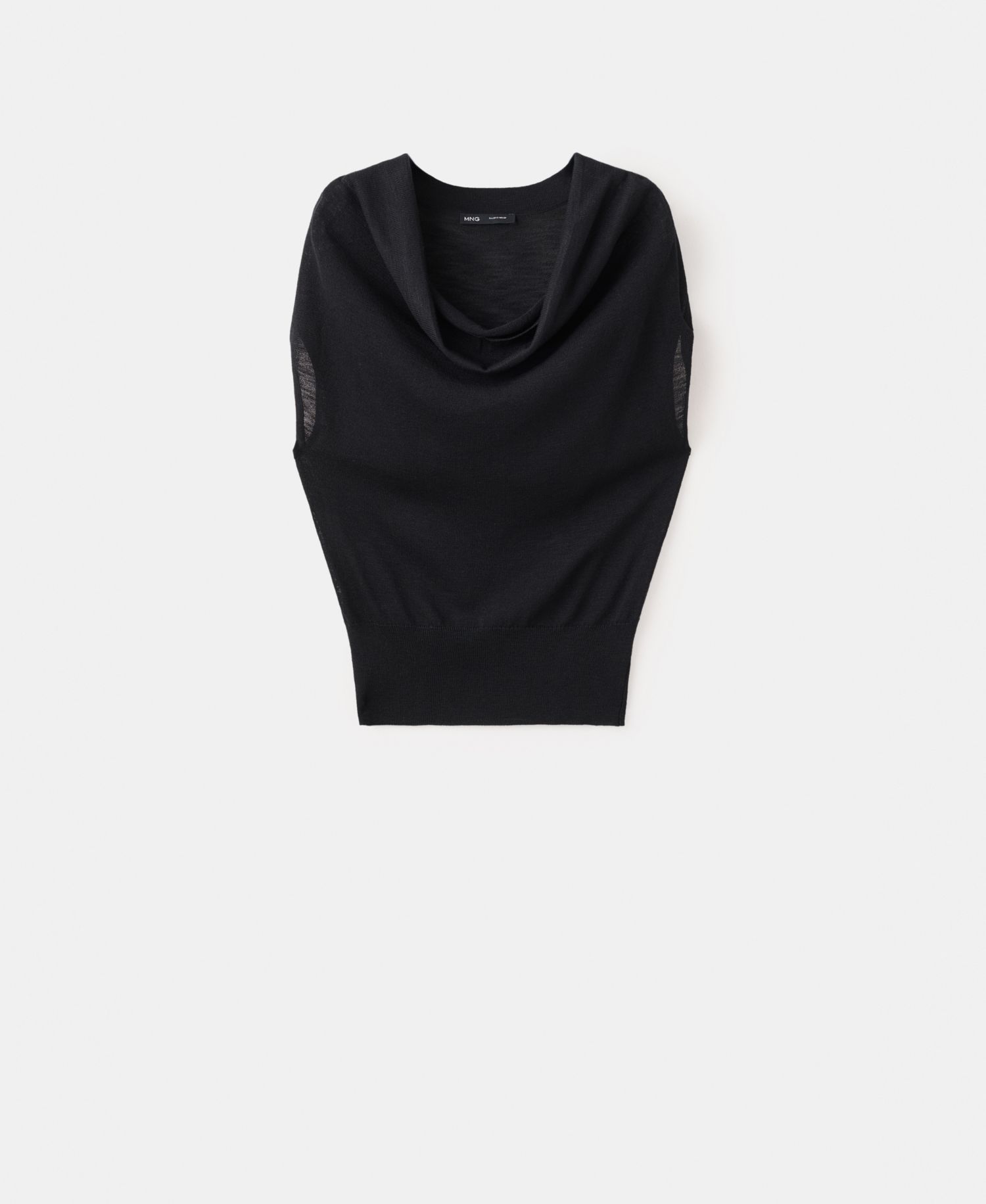 Women's Draped Neck Knitted Sweater